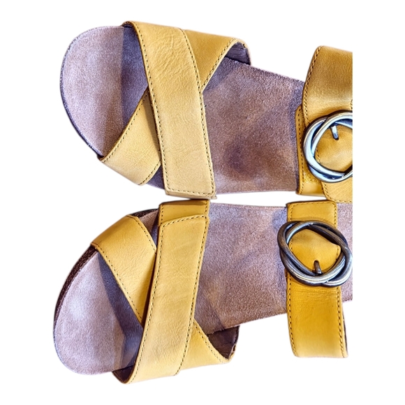 Dansko Susie Wedge Slide Sandals 40 US 9.5-10 Spring  Chunky Dopamine Dressing - Picture 7 of 8